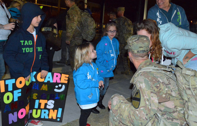 Families reunite at homecoming